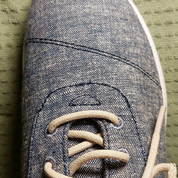 TOMS Denim Blue Lace-Up Cabrillo - Picture 6 of 7